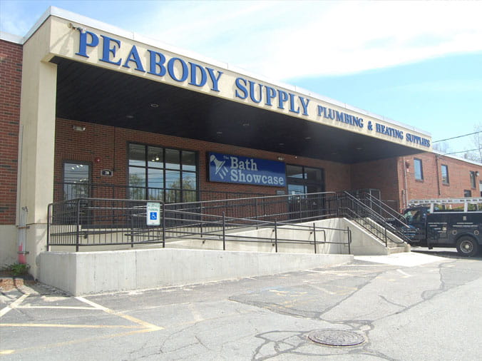 Peabody Supply Watham MA building entrance