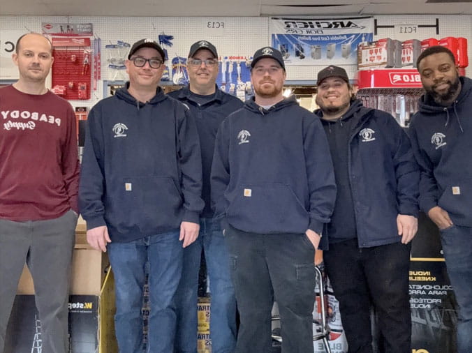 The Peabody Supply Watham team